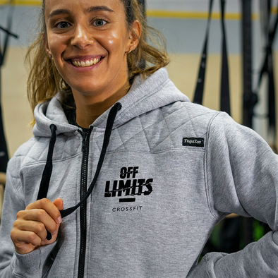 Casacos Unissexo - Grey - Off Limits CrossFit | Unisex Zip-Up hoodies- Grey- Off Limits CrossFit