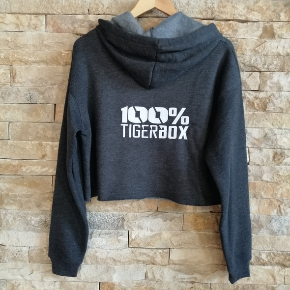 Crop Hoodie- Tiger Box