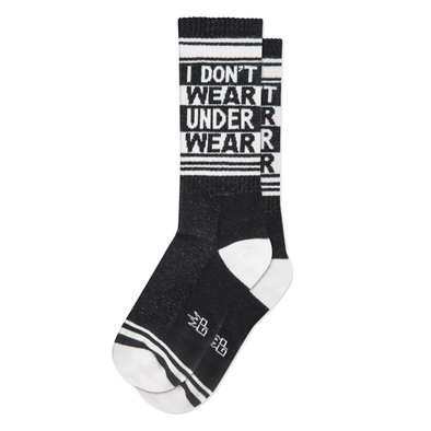 I don't wear underwear - Meias Unissexo  | I Don't Wear Underwear - Unisex Crew Socks