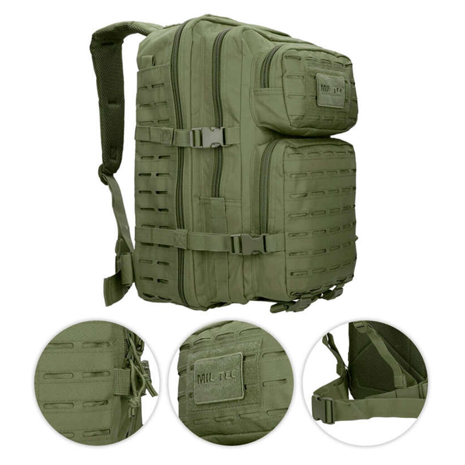 Mil tec laser cut system assault pack large deals