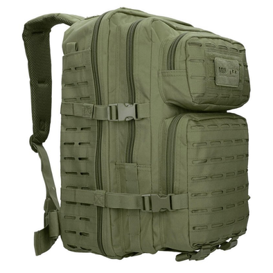 Mochila Mil-Tec Laser Cut Assault Pack - Olive 36L   | Backpack Mil-Tec Laser Cut Assault Pack - Olive