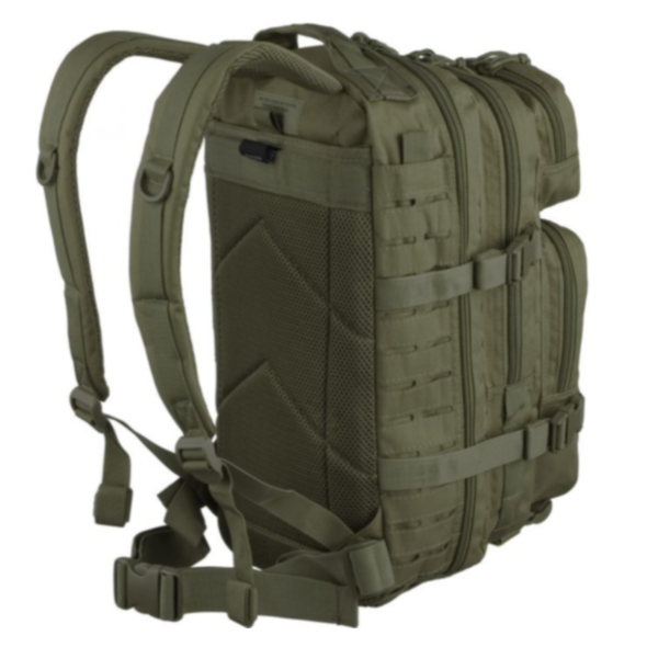 Mochila Mil-Tec Laser Cut Assault Pack - Olive 36L   | Backpack Mil-Tec Laser Cut Assault Pack - Olive