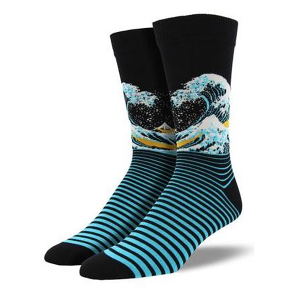 The Wave - Men's Bamboo Crew socks