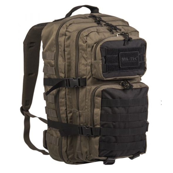 Mochila Mil-Tec US Assault Pack Ranger Green/Black 36L | Backpack Mil-Tec US Assault Pack Ranger Black/Green