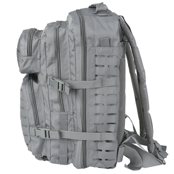 Mochila Mil-Tec Laser Cut Assault Pack - Urban Grey  36L | Backpack Mil-Tec Laser Cut Assault Pack - Urban Grey