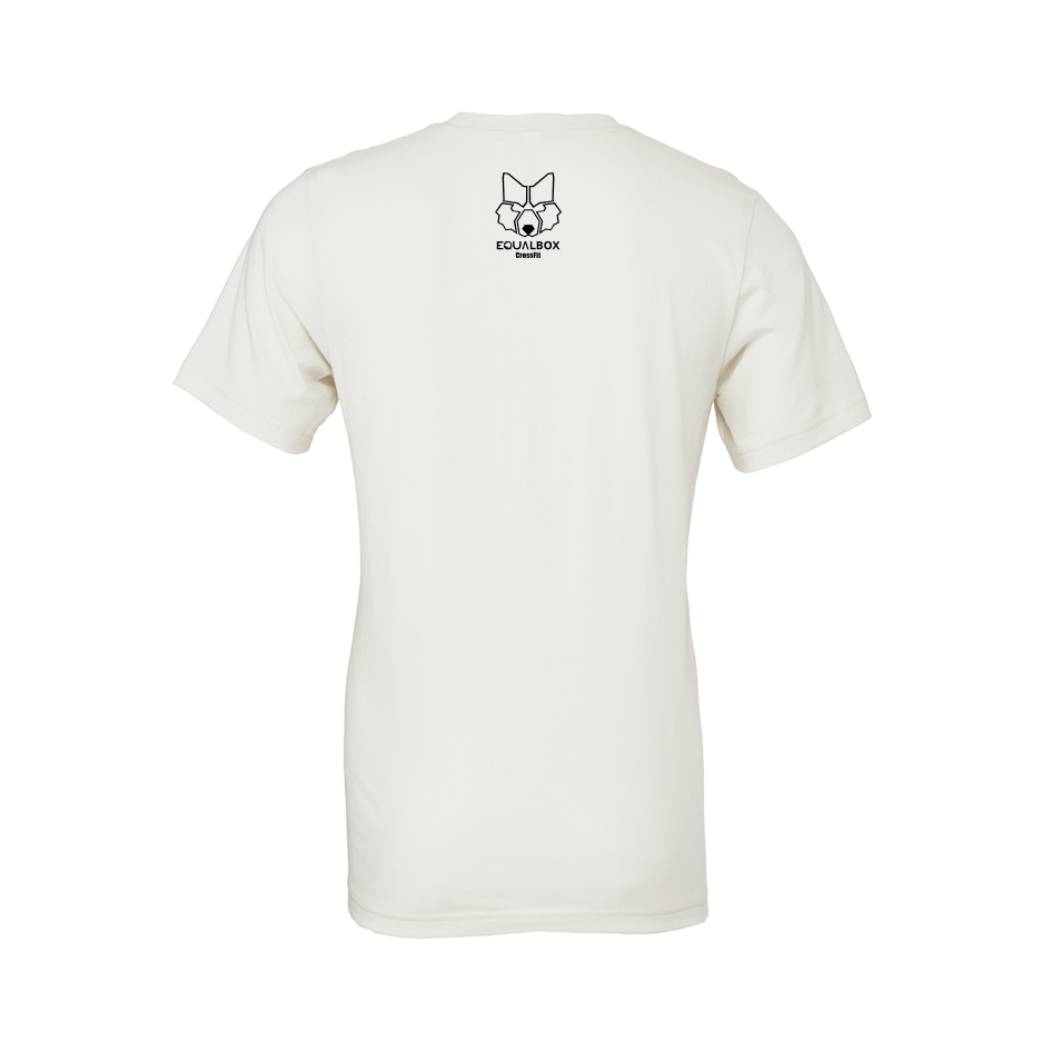 T-Shirt Equal Box CrossFit - Army Green + Vintage White | Equal Box CrossFit Men T-Shirt - Army Green + Vintage White