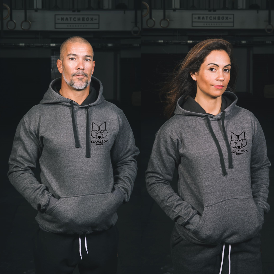 Pullover Hoodie Unissexo Equal Box CrossFit  Unisex Pullover Hoodie - –  TugaSox Fitness Store