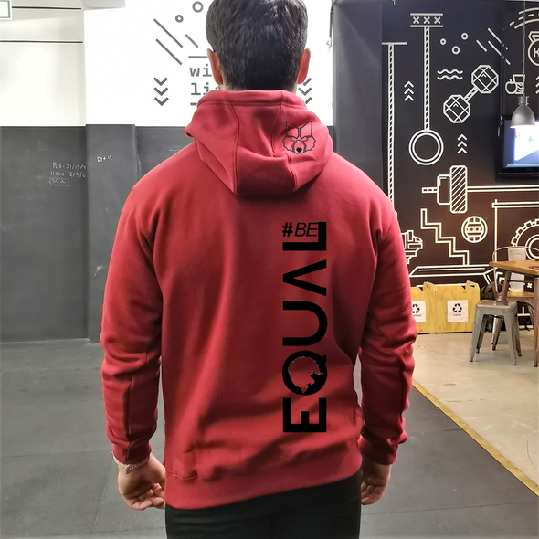 Pullover Hoodie Unissexo D. Red Equal Box CrossFit | D. Red Unisex Pullover Hoodie - Equal Box CrossFit