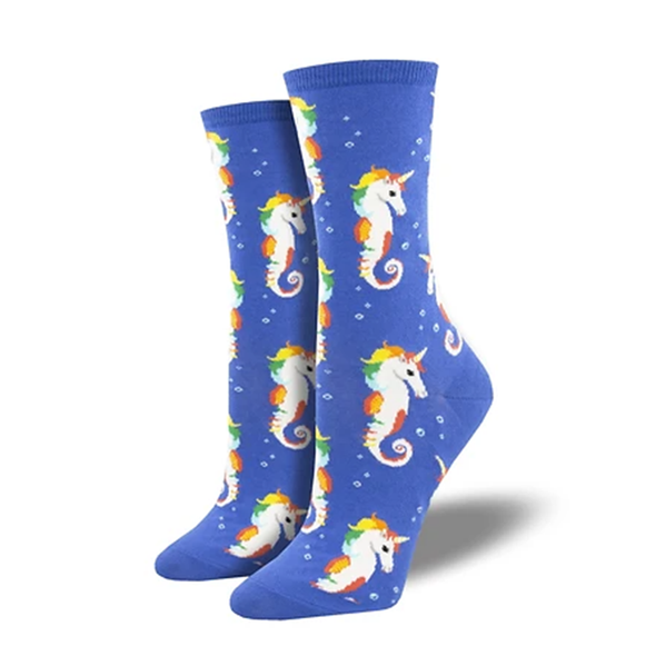 Sea Unicorn Ladies Crew socks