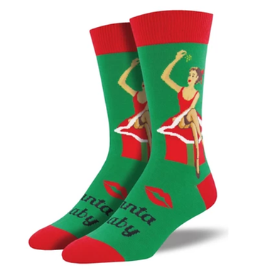 Santa's Baby - Men's Crew socks