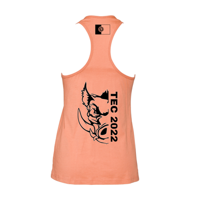 Top Tank Boarland CrossFit Sunset Orange - Edição Limitada TEC 2022 | Ladies Tank Boarland CrossFiit  - Limited Edition TEC 2022 - Sunset Orange