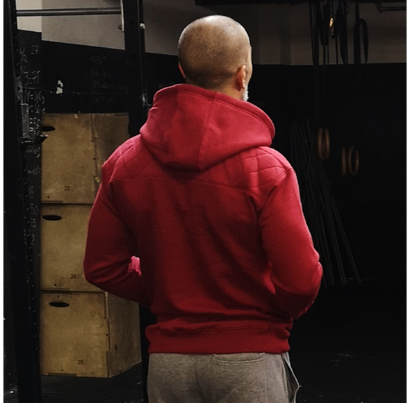Casacos Unissexo Chilli Red- CrossFit  Guarda | Unisex Zip-Up hoodies-Chilli Red -CrossFit Guarda