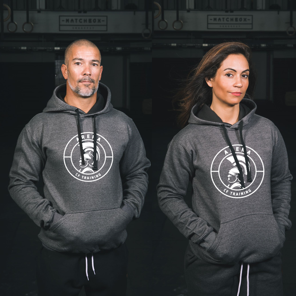 Pullover Hoodie Unissexo D. Grey CrossFit Arena (Braga) | D. Grey Unisex Pullover Hoodie - CrossFit Arena (Braga)