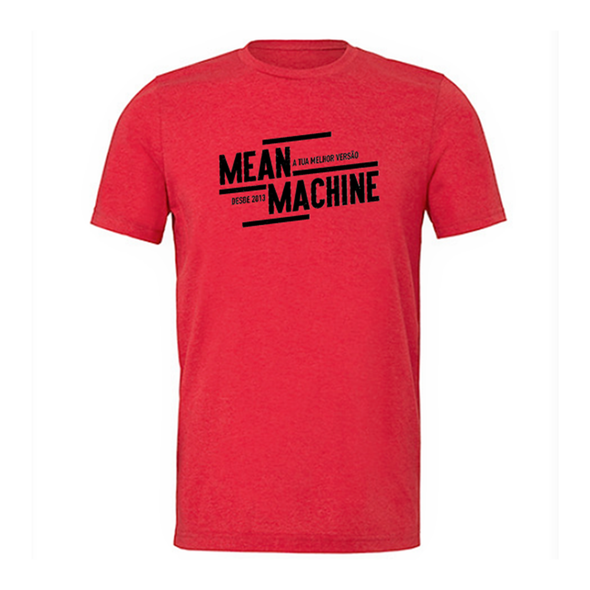 T-Shirt Mean Machine New Design - Red |  Mean Machine T-shirt- New Design Red