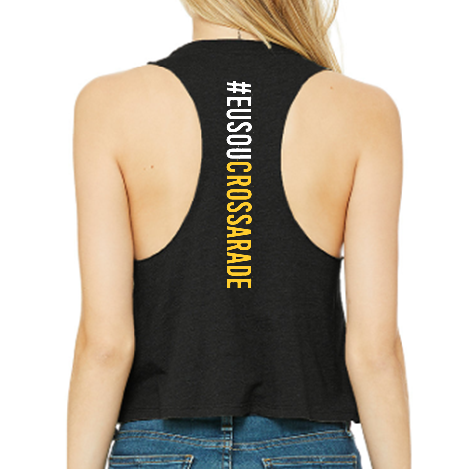 Racerback Crop Tank - Cross Arade | Ladies Crop Tanks - Cross Arade