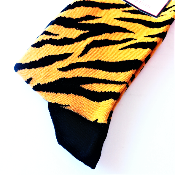 Tiger Stripes - Ladies Crew socks