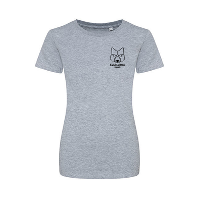 T-Shirts Femininas Equal Box CrossFit - L. Grey | Customized Ladies t-shirts - Equal Box CrossFit - L. Grey