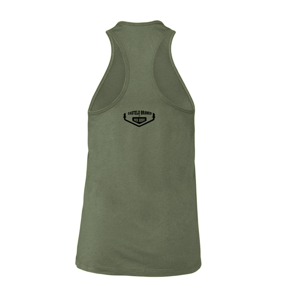 Top Tank Red & Green - CrossFit Castelo Branco |  Racerback Tank Red & Green with CrossFit Castelo Branco Logo
