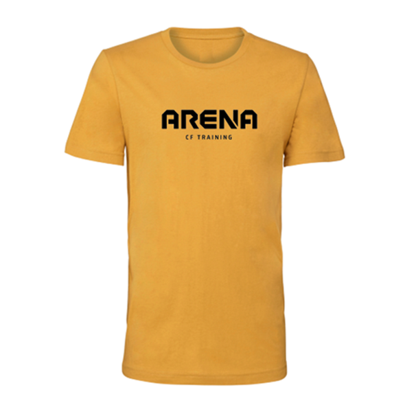 T-Shirt Masculina CrossFit Arena (Braga)- Verde Militar + Mostarda | CrossFit Arena (Braga) -Men T-Shirt - Army Green + Mustard