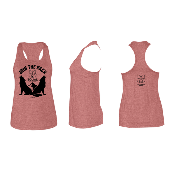 Top Tank Equal Box CrossFit - Desert Rose | Equal Box CrossFit Racerback Tank -Desert Rose