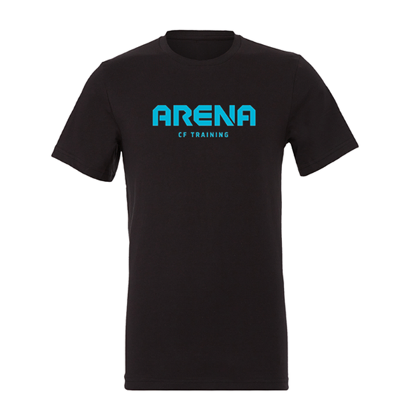 T-Shirt Masculina CrossFit Arena (Braga)- Preto + Cinza Escuro | CrossFit Arena (Braga) -Men T-Shirt - Black & Dark Grey