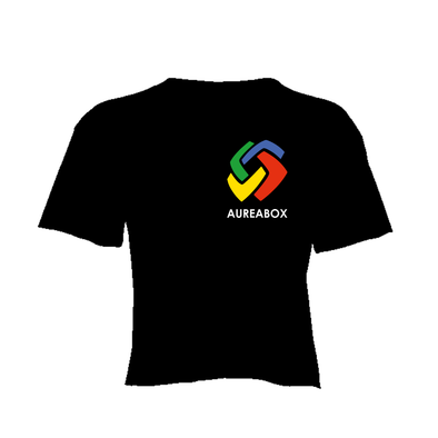 Crop T-shirt AUREABOX - Black Edition