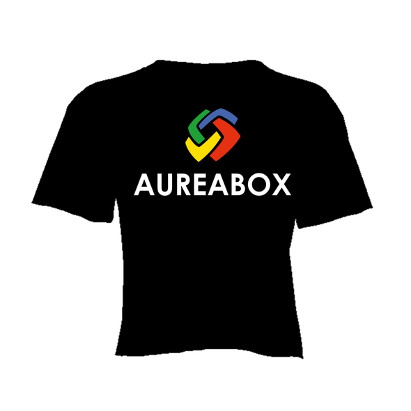 Crop T-shirt AUREABOX - Black Edition