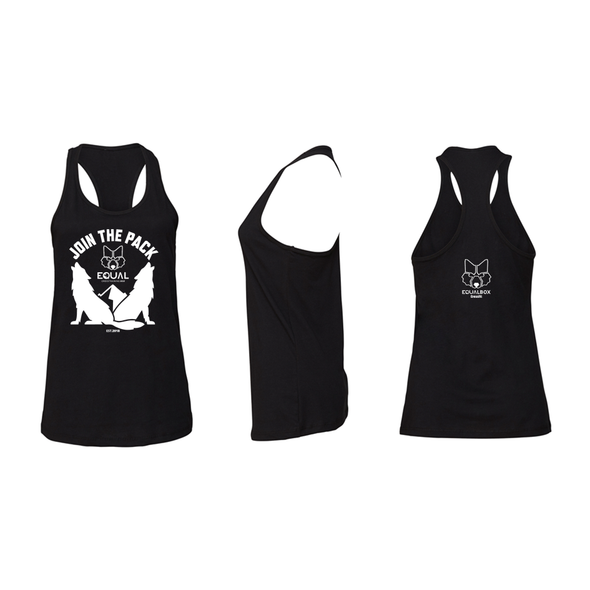 Top Tank Equal Box CrossFit - Black | Equal Box CrossFit Racerback Tank -Black
