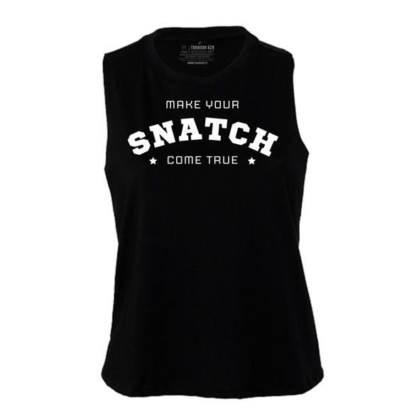 The Snatch Crop Tank - Black Edition