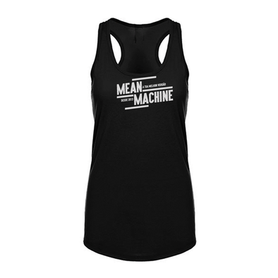 Top Tank Mean Machine- Black | Mean Machine CrossBox Racerback Tank - Black