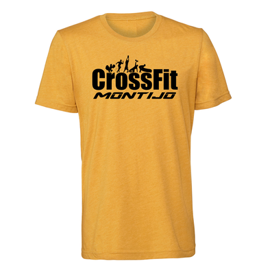 T-Shirt CrossFit Montijo - Edição 2021 Mostarda | CrossFit Montijo Men T-Shirt - 2021 Edition Mustard