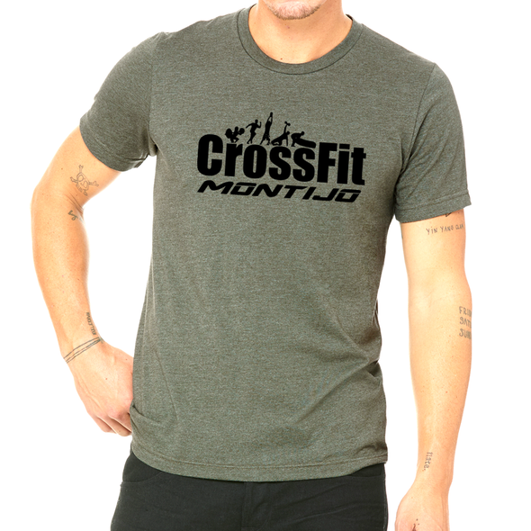 T-Shirt CrossFit Montijo - Edição 2021 Verde Militar | CrossFit Montijo Men T-Shirt - 2021 Edition Army Green