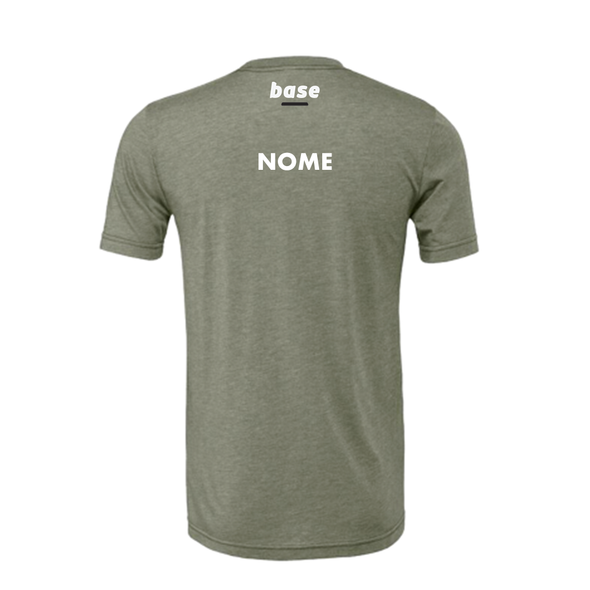 T-Shirt Masculina da Box Base - Verde Militar | Box Base Men T-Shirt - Army Green