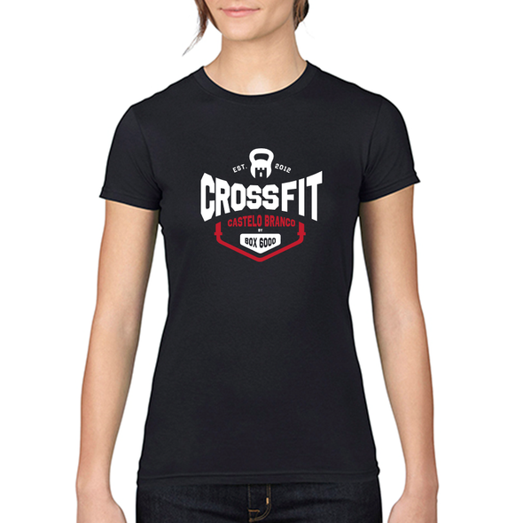 T-Shirts Femininas CrossFit Castelo Branco | Ladies customized t-shirts - CrossFit Castelo Branco