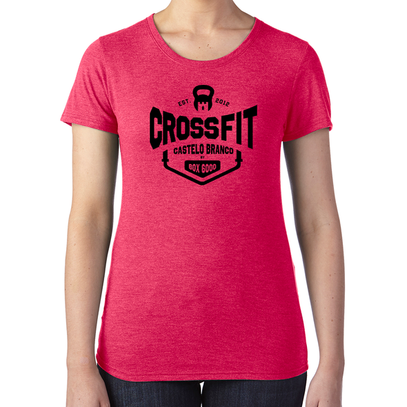 T-Shirts Femininas CrossFit Castelo Branco | Ladies customized t-shirts - CrossFit Castelo Branco