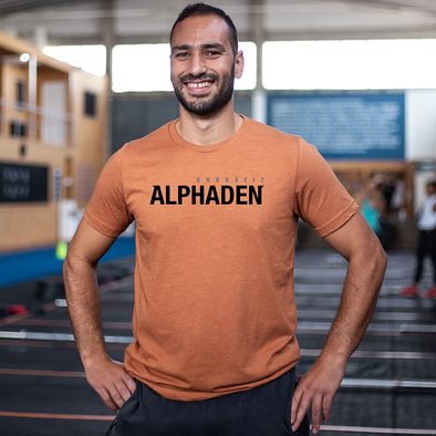 T-Shirt CrossFit Alphaden - Brick Orange | CrossFit Alphaden Men T-Shirt - Brick Orange