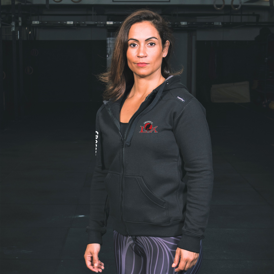 Casacos Unisexo - Black CrossFit LX | Unisex Full zipper hoodies -Black- CrossFit LX
