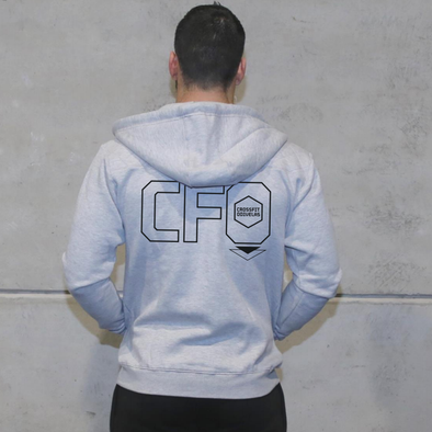 Casacos Unissexo - L. Grey - CrossFit Odivelas | Unisex Zip-Up hoodies- L. Grey -CrossFit Odivelas