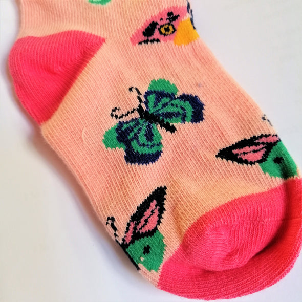 Butterfly migration - kids crew socks (2-4 anos)