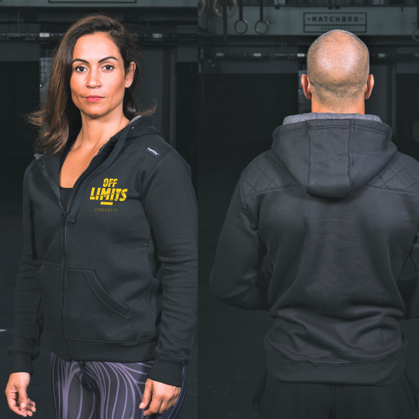 Casacos Unissexo - Carbon - Off Limits CrossFit | Unisex Zip-Up hoodies- Carbon - Off Limits CrossFit