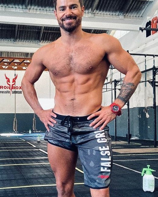 Calções Masculinos INTO THE JUNGLE | Green Camo - TugaSox Fitness Store