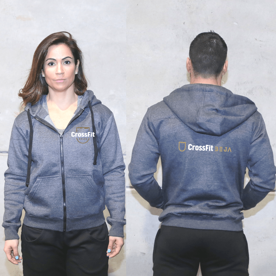 Casacos Unisexo - CrossFit Beja | Unisex Full zipper hoodies - CrossFit Beja - TugaSox Fitness Store