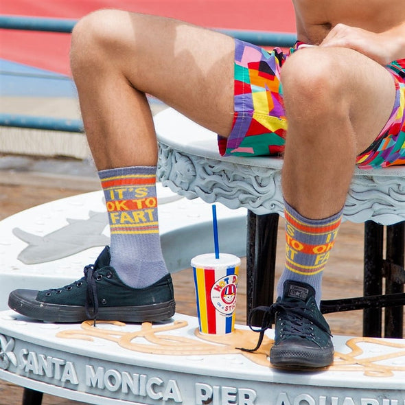 It's OK to fart Meias Unissexo | Unisex Socks - It´s Ok To Fart