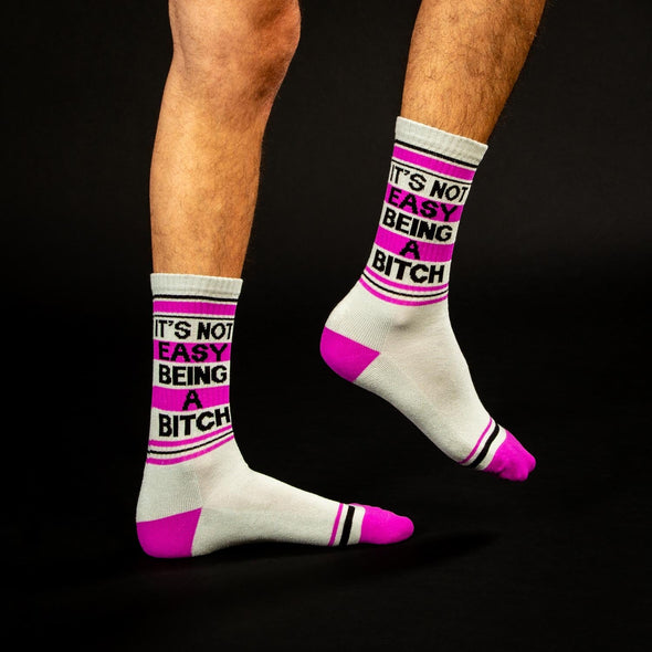 It's not easy being a Bitch! Meias Unissexo | Unisex Socks - It´s Not easy being a bitch