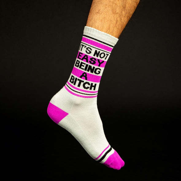 It's not easy being a Bitch! Meias Unissexo | Unisex Socks - It´s Not easy being a bitch