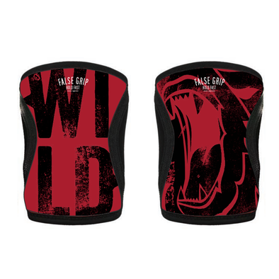 Joelheiras Wild Bear (Black/Red) | Wild Bear - Knee sleeves (Black/Red)