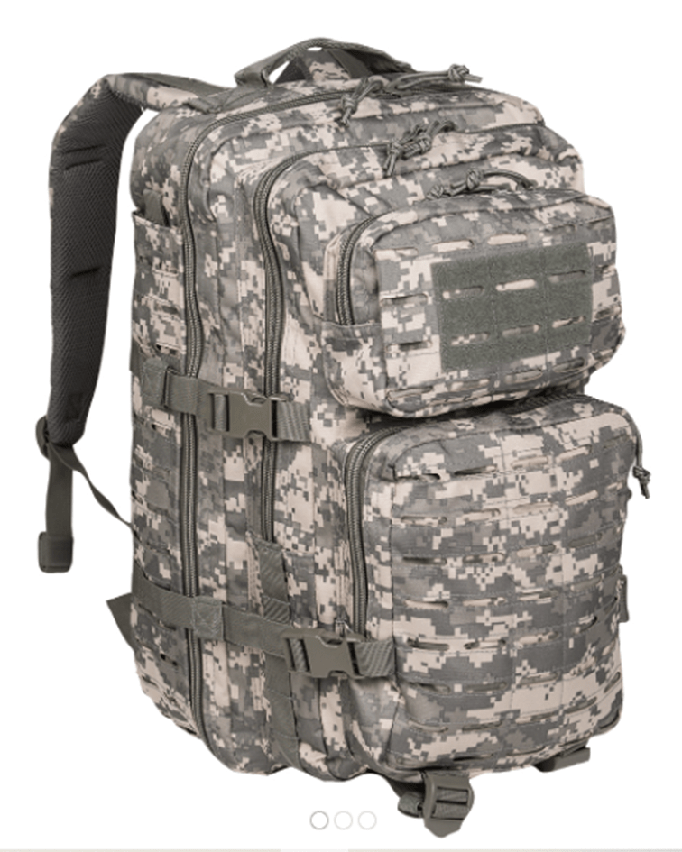 Mochila Mil - Tec 36 Litros AT DIGITAL Laser Cut - TugaSox Fitness Store