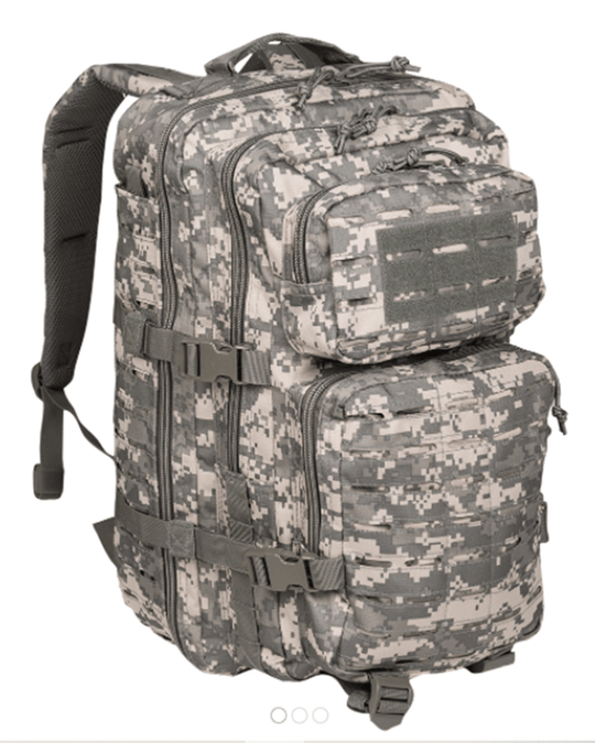 Mochila Mil - Tec 36 Litros AT DIGITAL Laser Cut - TugaSox Fitness Store