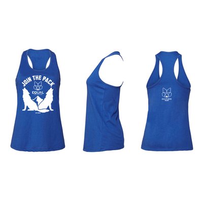 Top Tank Equal Box CrossFit - Royal Blue | Equal Box CrossFit Racerback Tank - Royal Blue