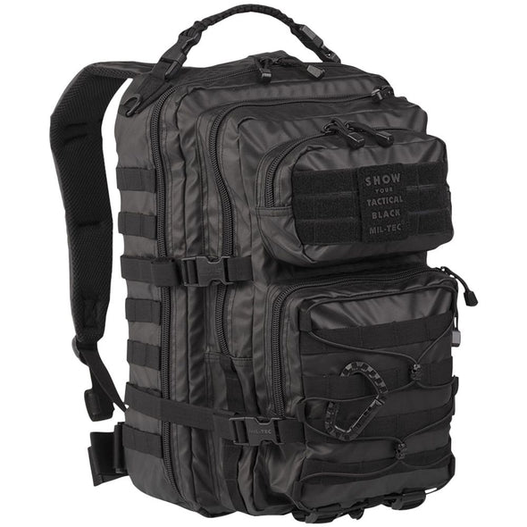 Mochila Mil-Tec Tactical Black Assault Pack 36L | Tactical Black Backpack Mil-Tec US Assault Pack Large